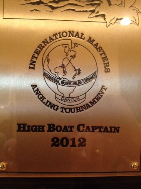 2012 international masters angling tournament trophy